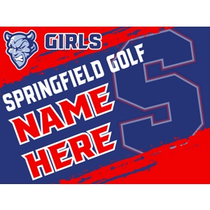 Girls Golf Yard Signs