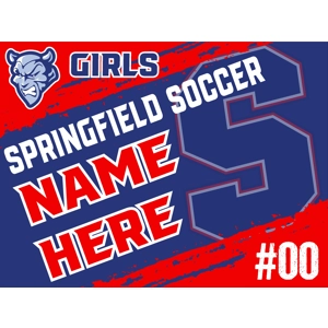 Girls Soccer Yard Signs
