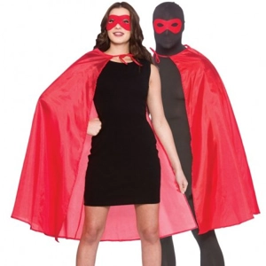 Superhero Cape & Mask - Red