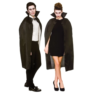 Cape - Black With Collar