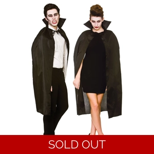 Cape - Black With Collar