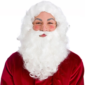 Deluxe Santa Wig & Beard Set