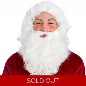 Deluxe Santa Wig & Beard Set