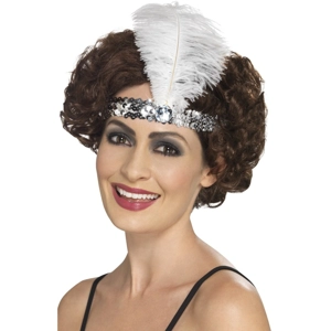 Flapper Headband - Silver