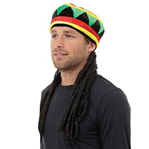 Rasta Hat With Hair