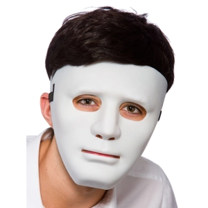 Robot Mask - White