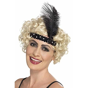 Flapper Headband - Black