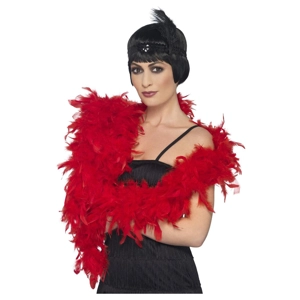 Deluxe Feather Boa - Red