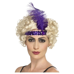 Flapper Headband - Purple