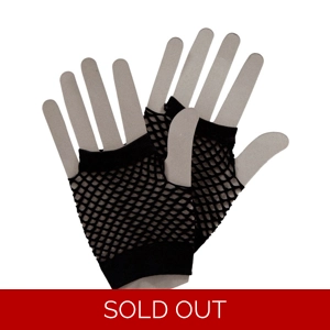 Fishnet Gloves - Black