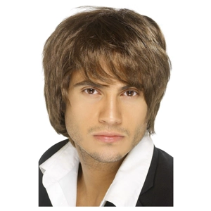 Boy Band Wig - Brown
