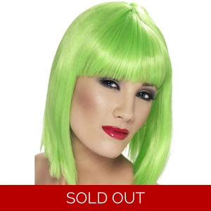 Glam Wig - Neon Green