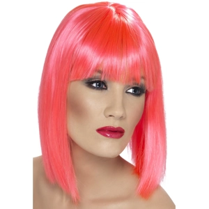 Glam Wig - Neon Pink
