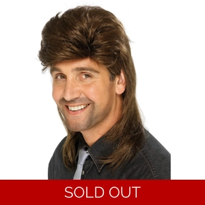 Mullet Wig - Brown