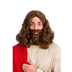 Jesus Wig & Beard Set