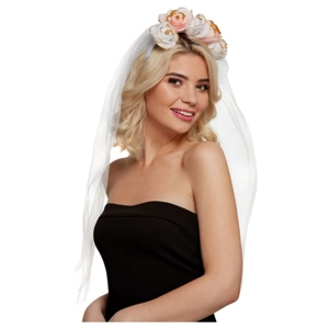 Floral Headband Veil