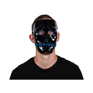 Neon Blue Light Up Stitch Mask