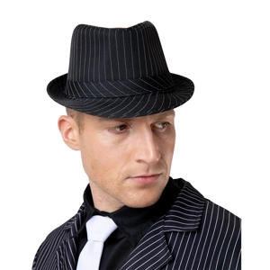 Trilby - Black Pinstripe