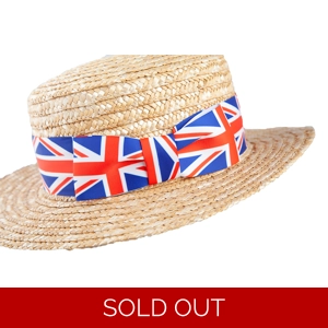 Straw Boater - Union Jack