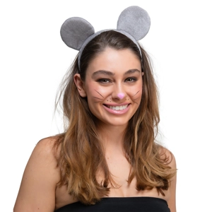 Mouse Ears - Grey Velour