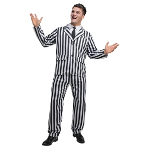 Black and White Suit