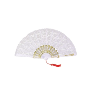 Lace Fan - White
