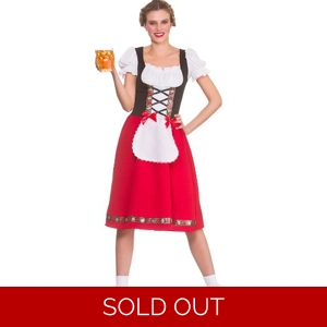 Traditional Bavarian Beer Girl Costume