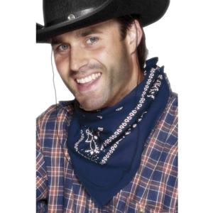 Cowboy Bandana - Blue