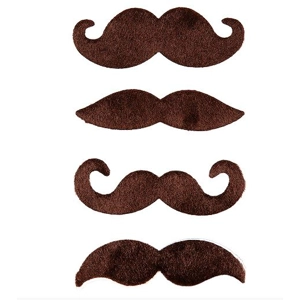 Funny Moustaches - Brown