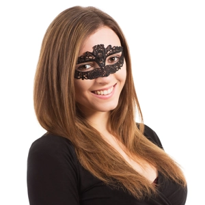 Lace Eye Mask - Black