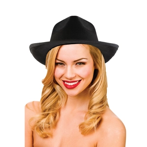 Swifty Fedora Hat - Black