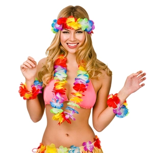 Rainbow Hawaiian Set