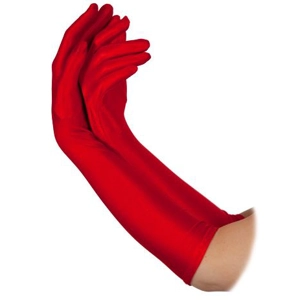 Long Gloves - Red