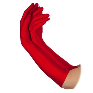 Long Gloves - Red