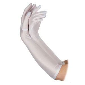 Long Gloves - White
