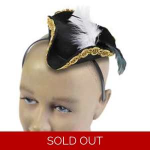 Mini Pirate Hat on Headband