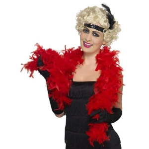 Feather Boa - Red