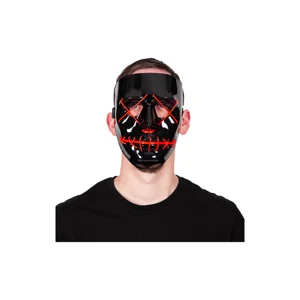 Neon Red Light Up Stitch Mask
