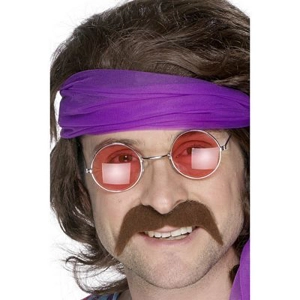 70's Moustache - Brown