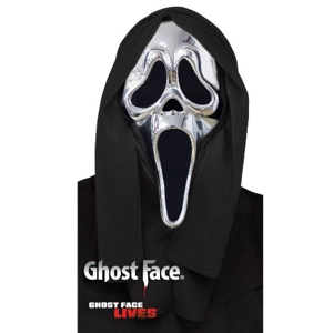 Ghost Face Mask - Silver