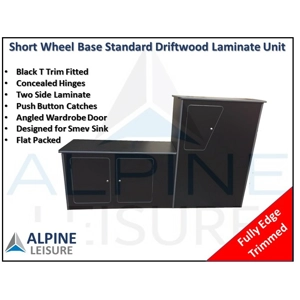 Black Standard Kitchen Unit