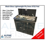 Smev 9722 Light Weight Black Gloss Micro Pod