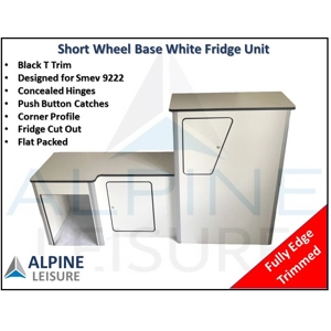 White Fridge Kitchen Unit