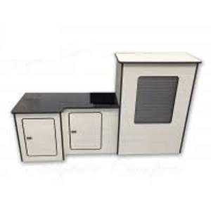 Hacienda White 2 door Unit kitchen Wardrobe Pod