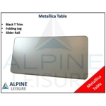 Metallica Table + Leg and Slider Rail