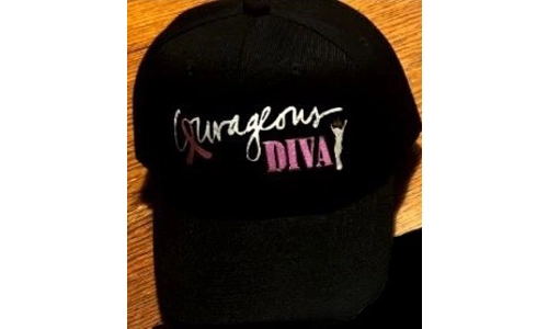 Cap, "Courageous Diva" - Black