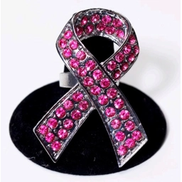 Ring, Breast Cancer Awareness, Adjustable