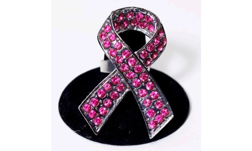 Ring, Breast Cancer Awareness, Adjustable