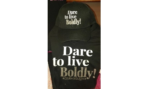 Cap, "Dare To Live Boldly" - Black