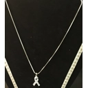 Necklace, Clear Rhinest..